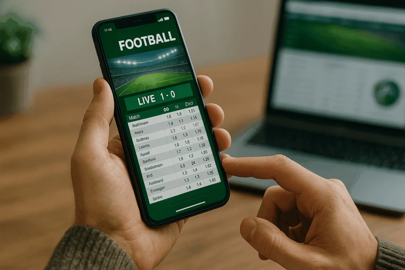 Trang chủ 12 Khi truy cập sảnh cá cược bóng đá tại 1Gom người chơi dễ dàng theo dõi bảng kèo